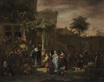 The Village Wedding by Jan Havickszoon Steen